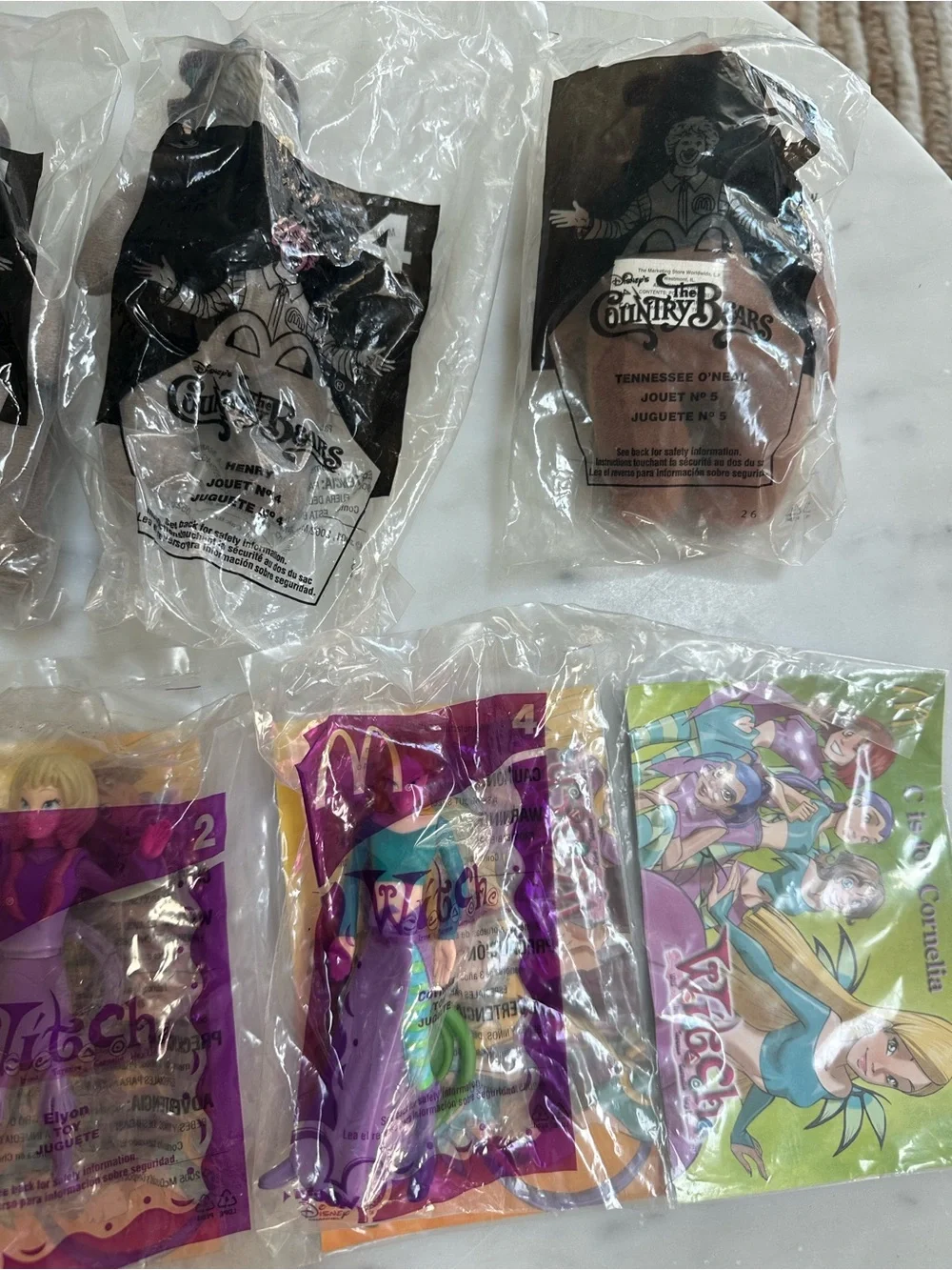 Vintage Disney’s the W.i.t.c.h., Narnia, & Country Bears McDonald's Toys